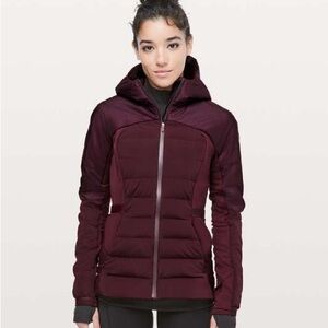 Lululemon Athletica Cassis Down For It All Jacket